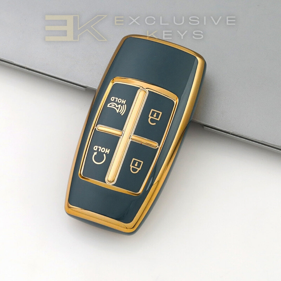 Genesis 4-Button Key Cover – Remote Start Top Right / Panic (Horn) Bottom Right