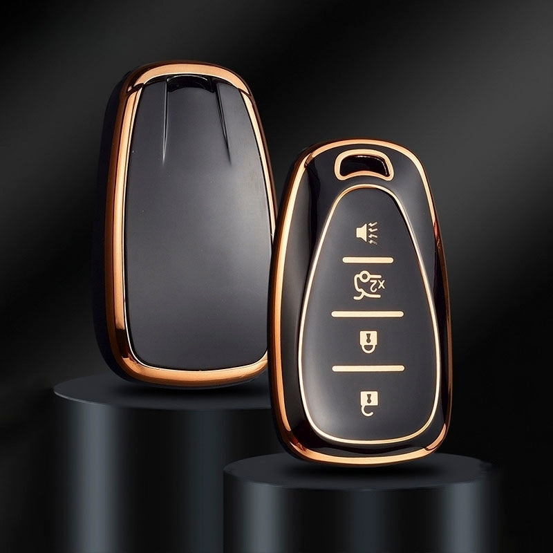 Case for Chevrolet Chevy, Camaro, Cruze, Malibu, Sonic, Volt, Tracker, Spark, Bolt y Trax (4 Botones)