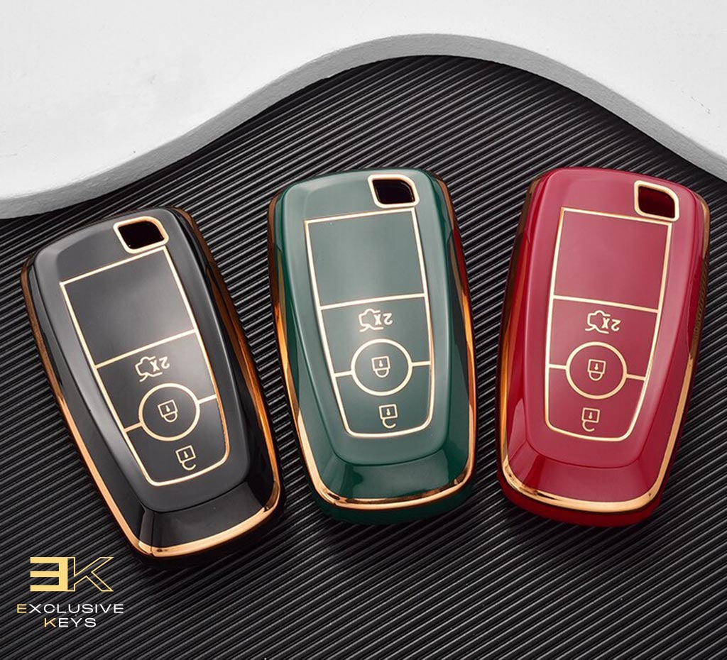 Case for Ford Edge, Fusion, Mustang, Explorer, F150, F250, F350, Ecosport (3 Botones)