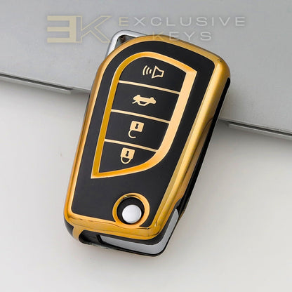 Case for Toyota Hilux, Yaris, RAV4, Corolla, Avensis, Aygo, Verso, Scion TC and Auris (4 Buttons)