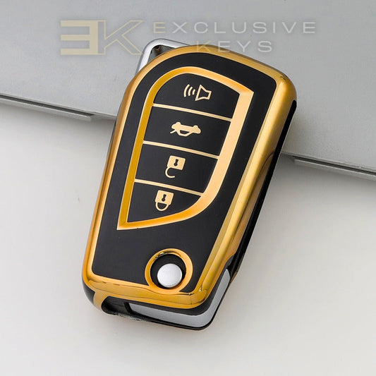 Case for Toyota Hilux, Yaris, RAV4, Corolla, Avensis, Aygo, Verso, Scion TC and Auris (4 Buttons)