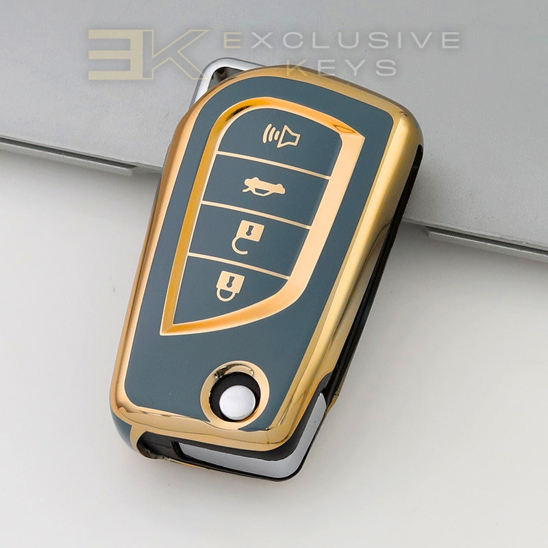 Case for Toyota Hilux, Yaris, RAV4, Corolla, Avensis, Aygo, Verso, Scion TC and Auris (4 Buttons)