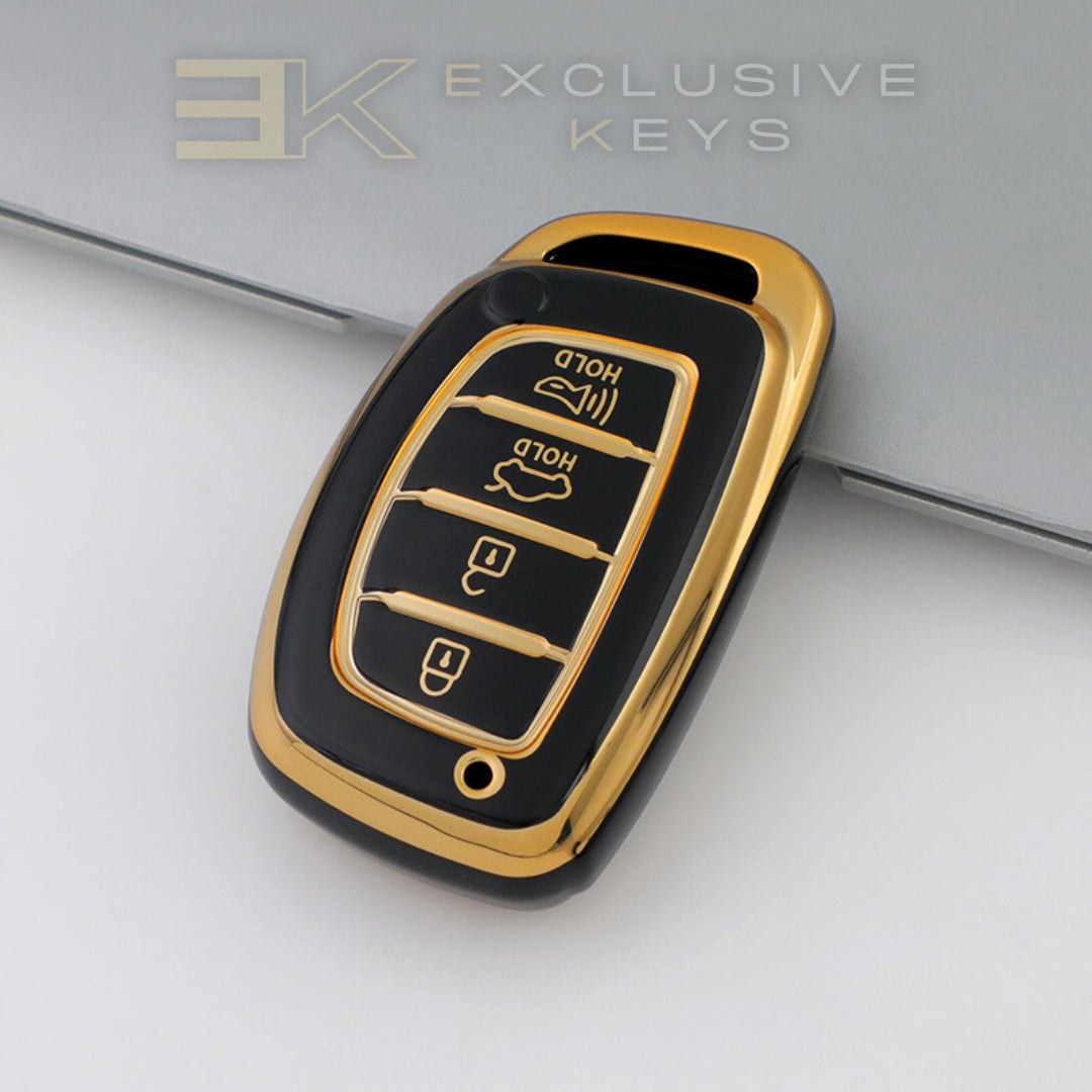 Hyundai Smart Key Cover – 4 Buttons (Trunk + Alarm)
