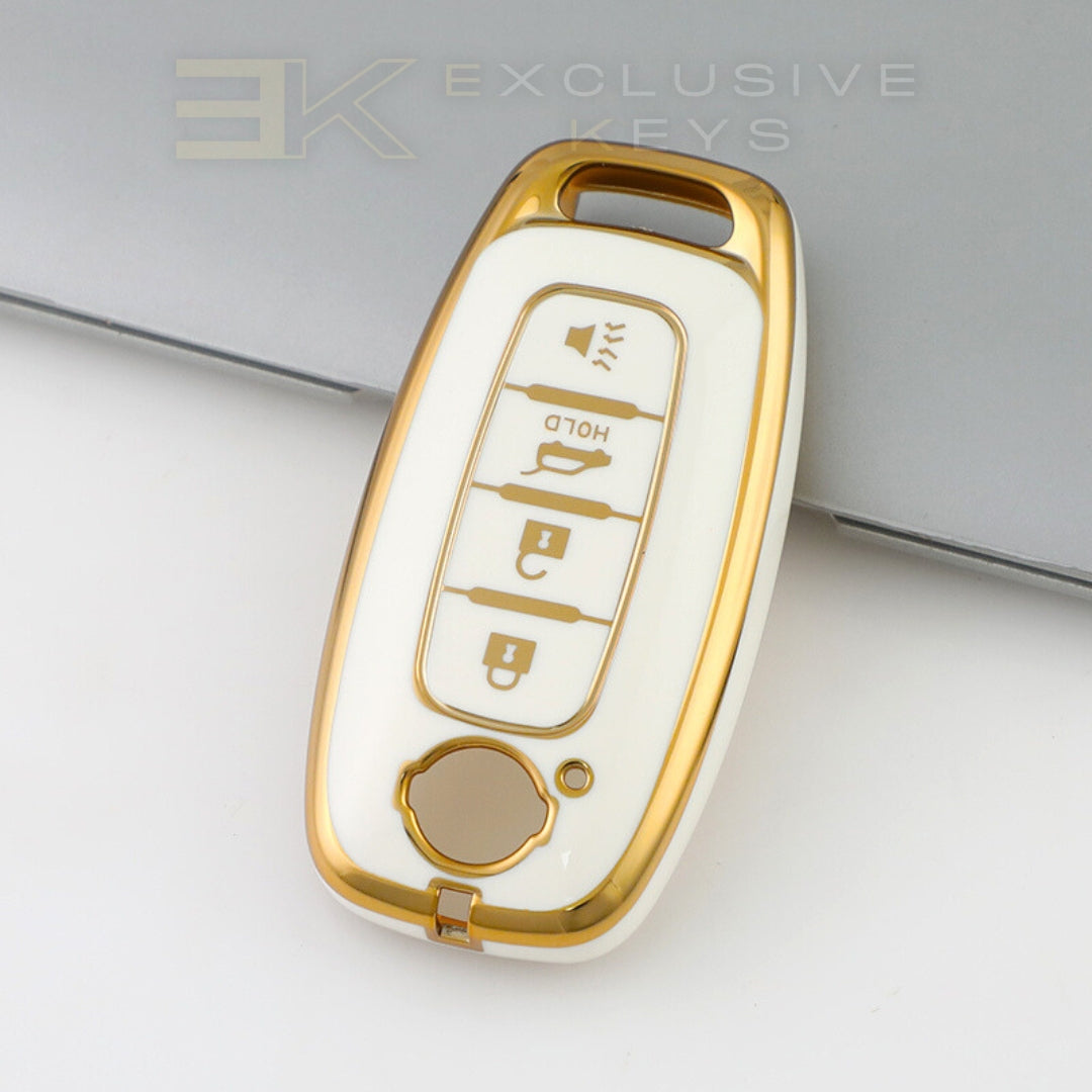 Nissan Smart Key Cover – 4 Buttons (Trunk Release – HOLD)