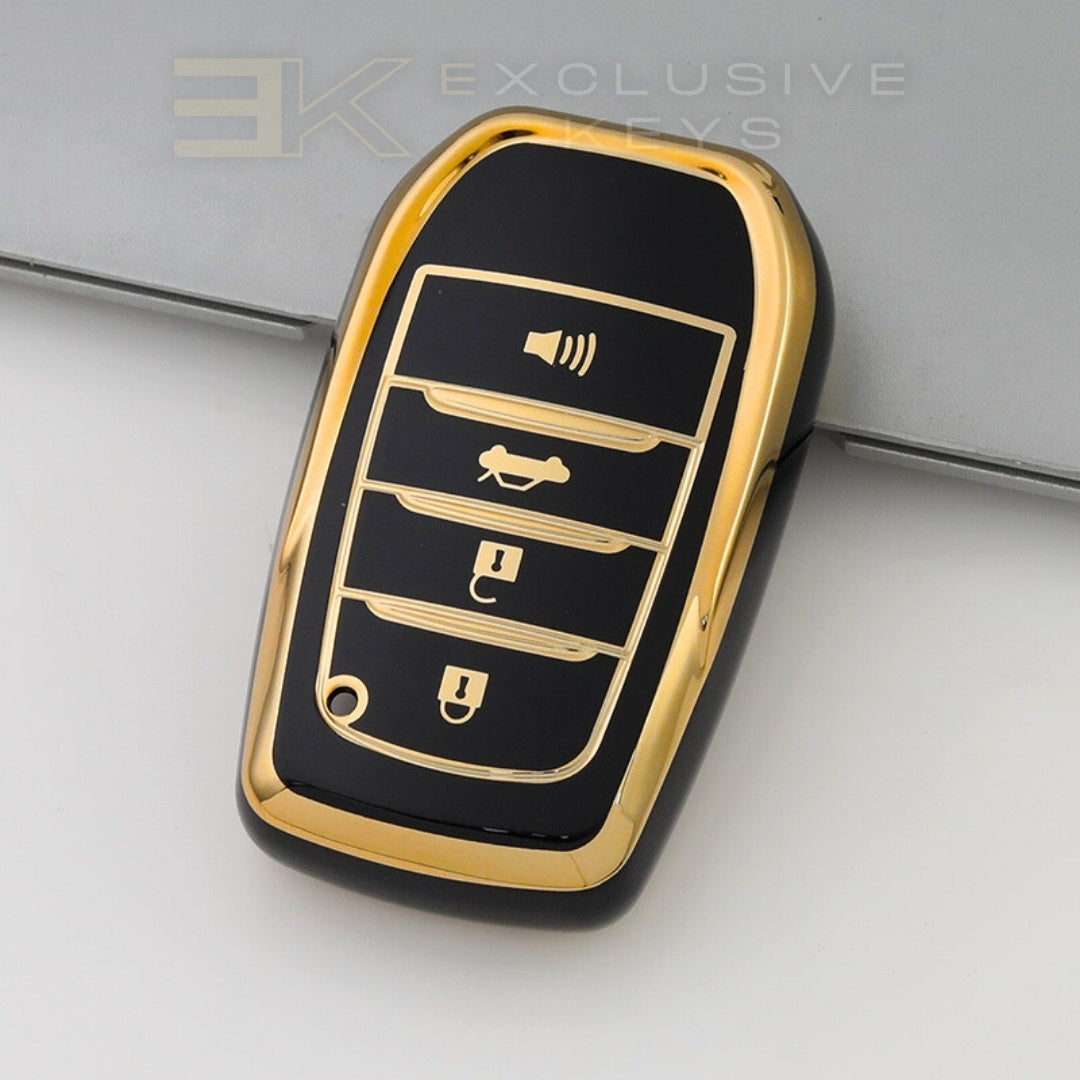 Toyota Smart Key Cover – 4 Buttons (Trunk + Alarm)