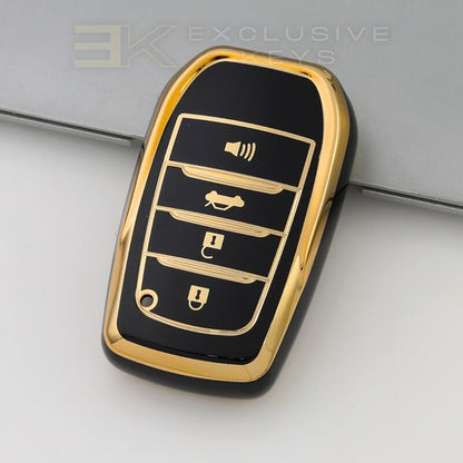 Toyota Smart Key Cover – 4 Buttons (Trunk + Alarm)