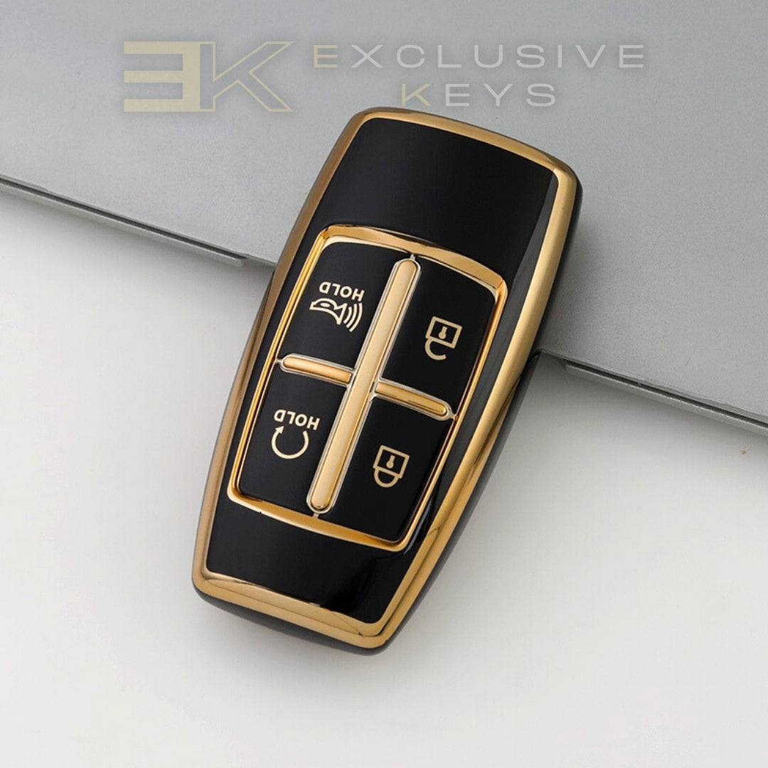 Genesis 4-Button Key Cover – Remote Start Top Right / Panic (Horn) Bottom Right