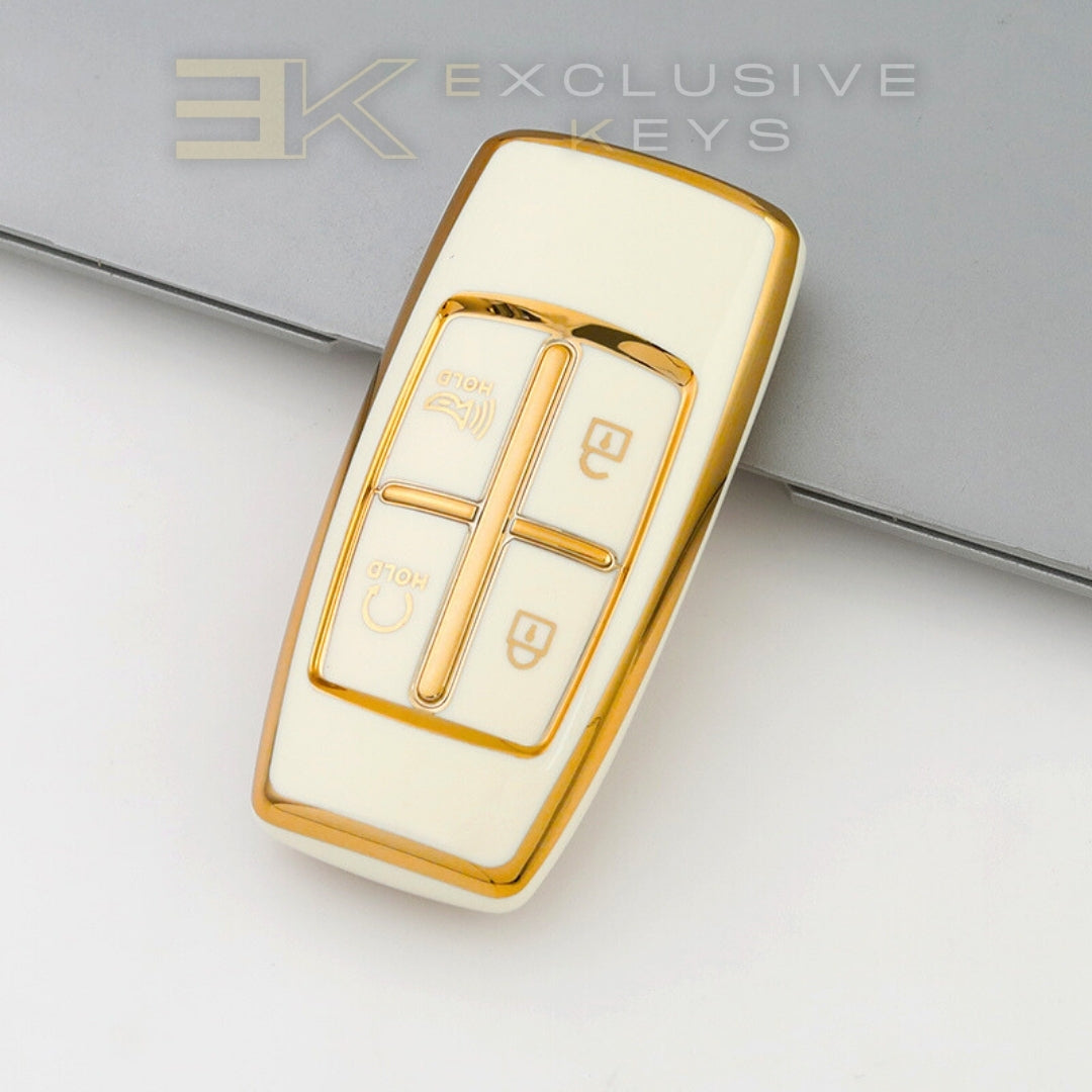 Genesis 4-Button Key Cover – Remote Start Top Right / Panic (Horn) Bottom Right