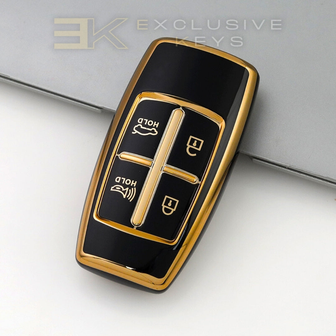 Genesis 4-Button Key Cover – Panic (Horn) Top Right / Trunk Bottom Right
