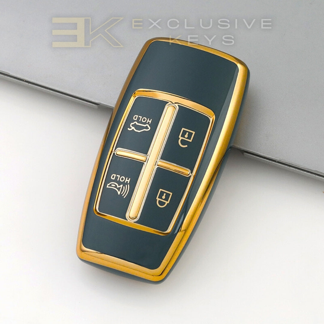 Genesis 4-Button Key Cover – Panic (Horn) Top Right / Trunk Bottom Right