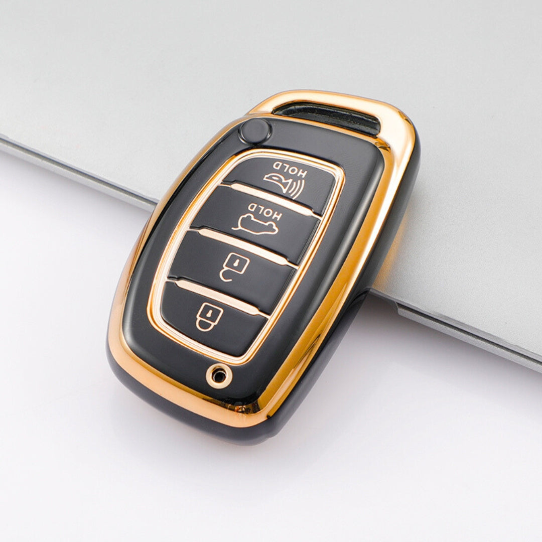 Hyundai Smart Key Cover – 4 Buttons (Trunk + Alarm)