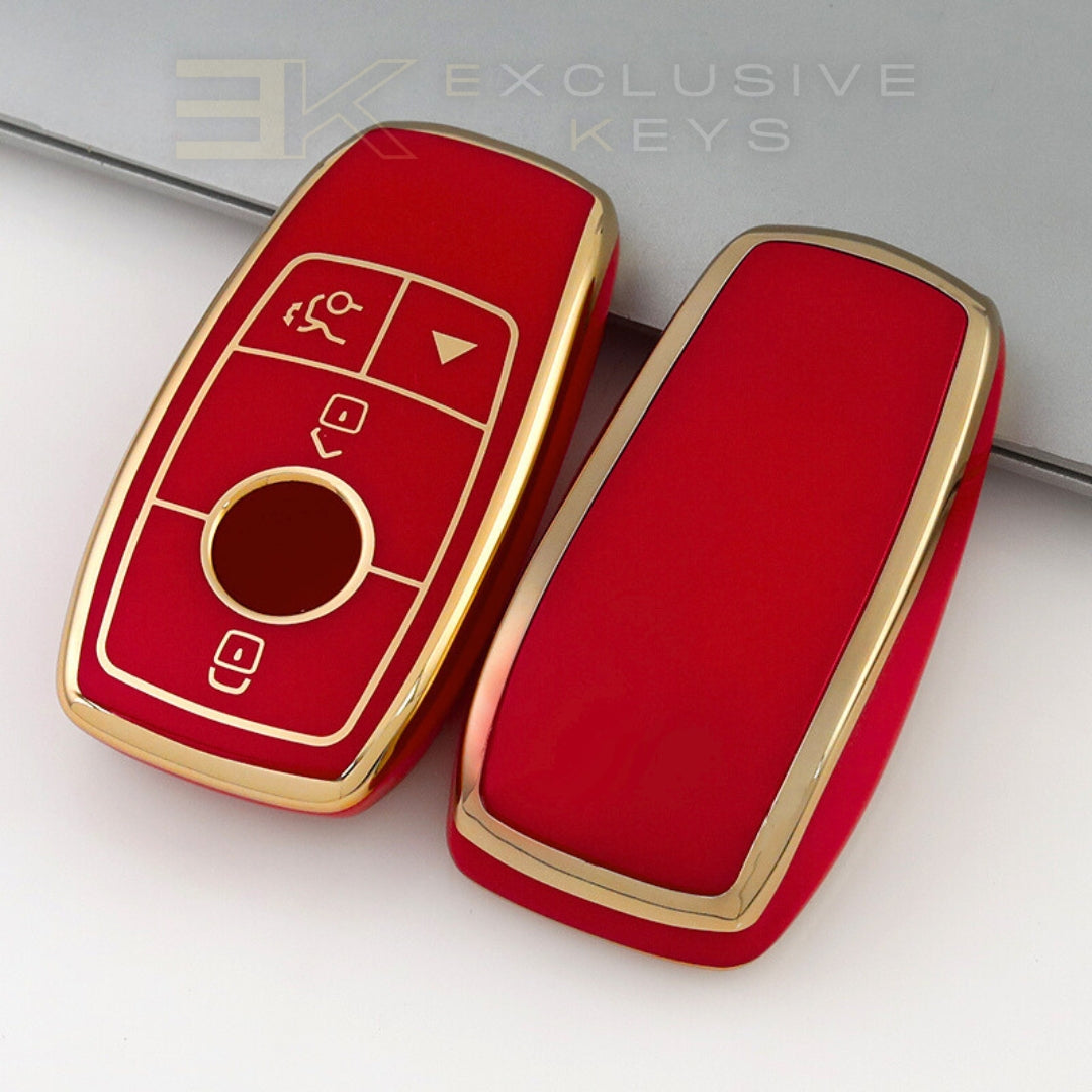 Case for Mercedes Benz A, B, C, E, S, G,  GLC, CLE, CLA Class (AMG) (4 Buttons)