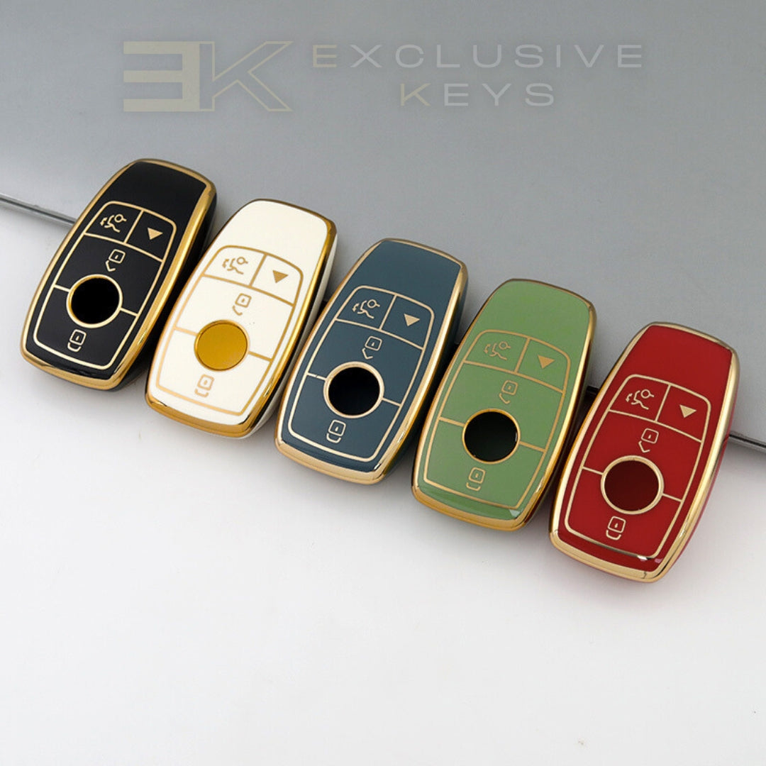 Case for Mercedes Benz A, B, C, E, S, G,  GLC, CLE, CLA Class (AMG) (4 Buttons)