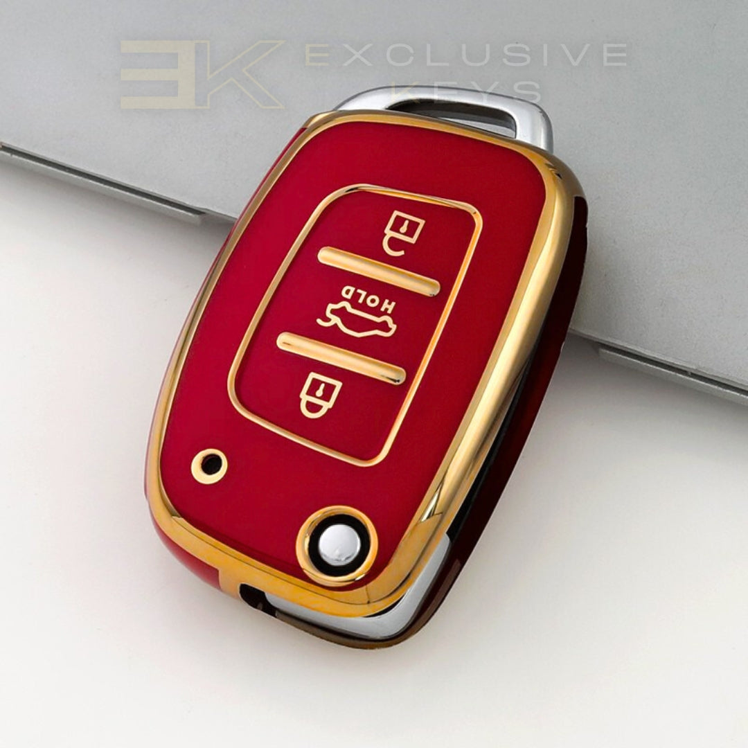 Hyundai Key Cover – 3 Buttons (Trunk HOLD – Middle Button)