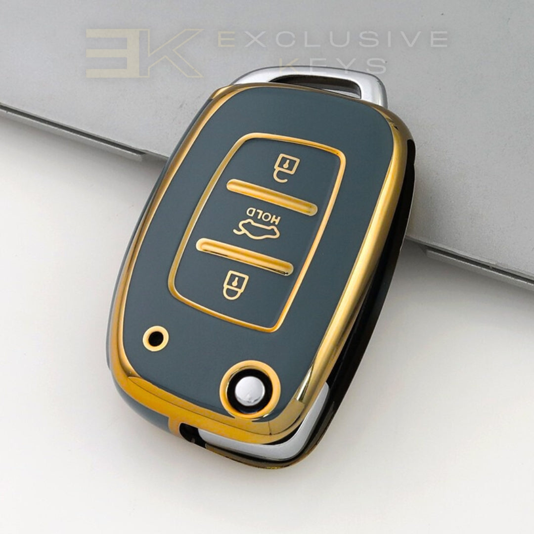 Hyundai Key Cover – 3 Buttons (Trunk HOLD – Middle Button)