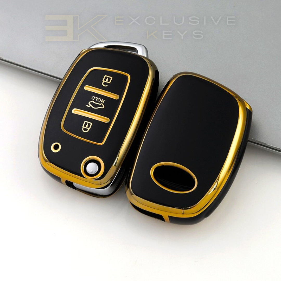 Hyundai Key Cover – 3 Buttons (Trunk HOLD – Middle Button)