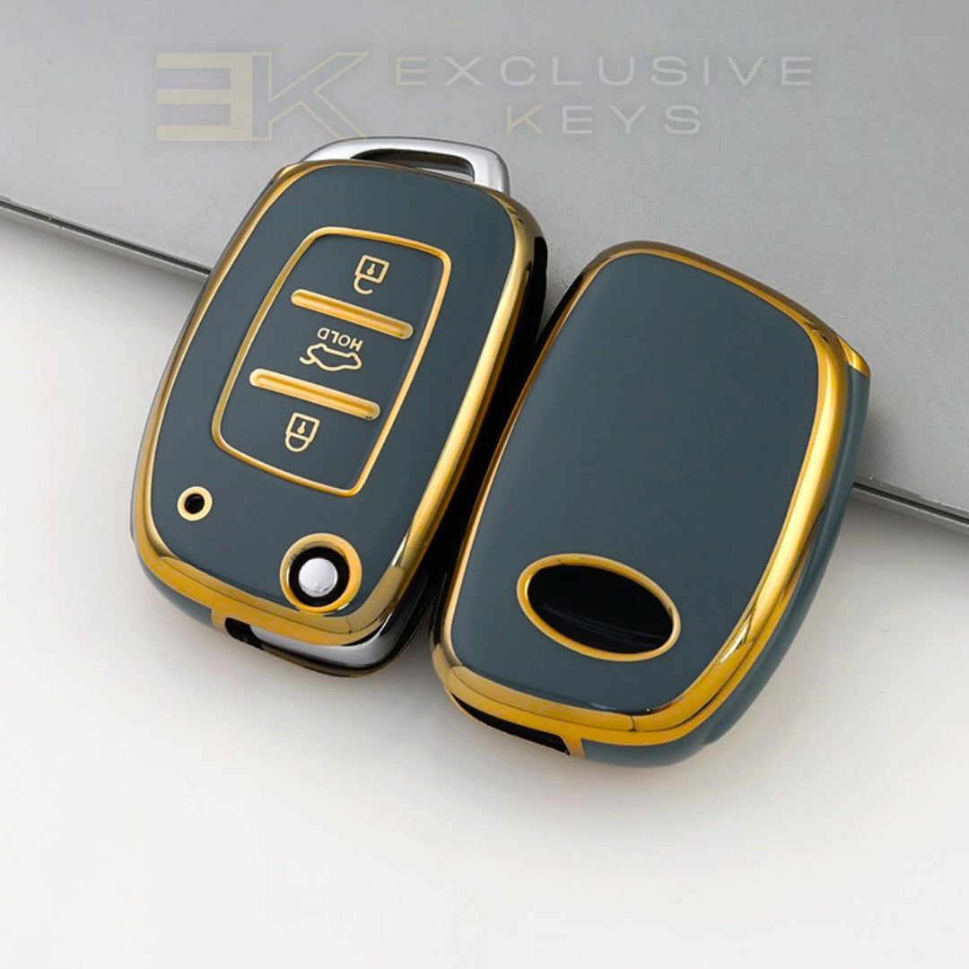 Hyundai Key Cover – 3 Buttons (Trunk HOLD – Middle Button)