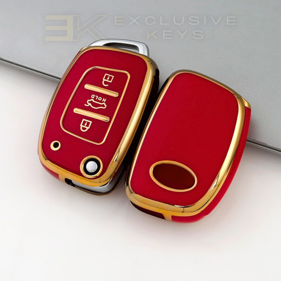 Hyundai Key Cover – 3 Buttons (Trunk HOLD – Middle Button)
