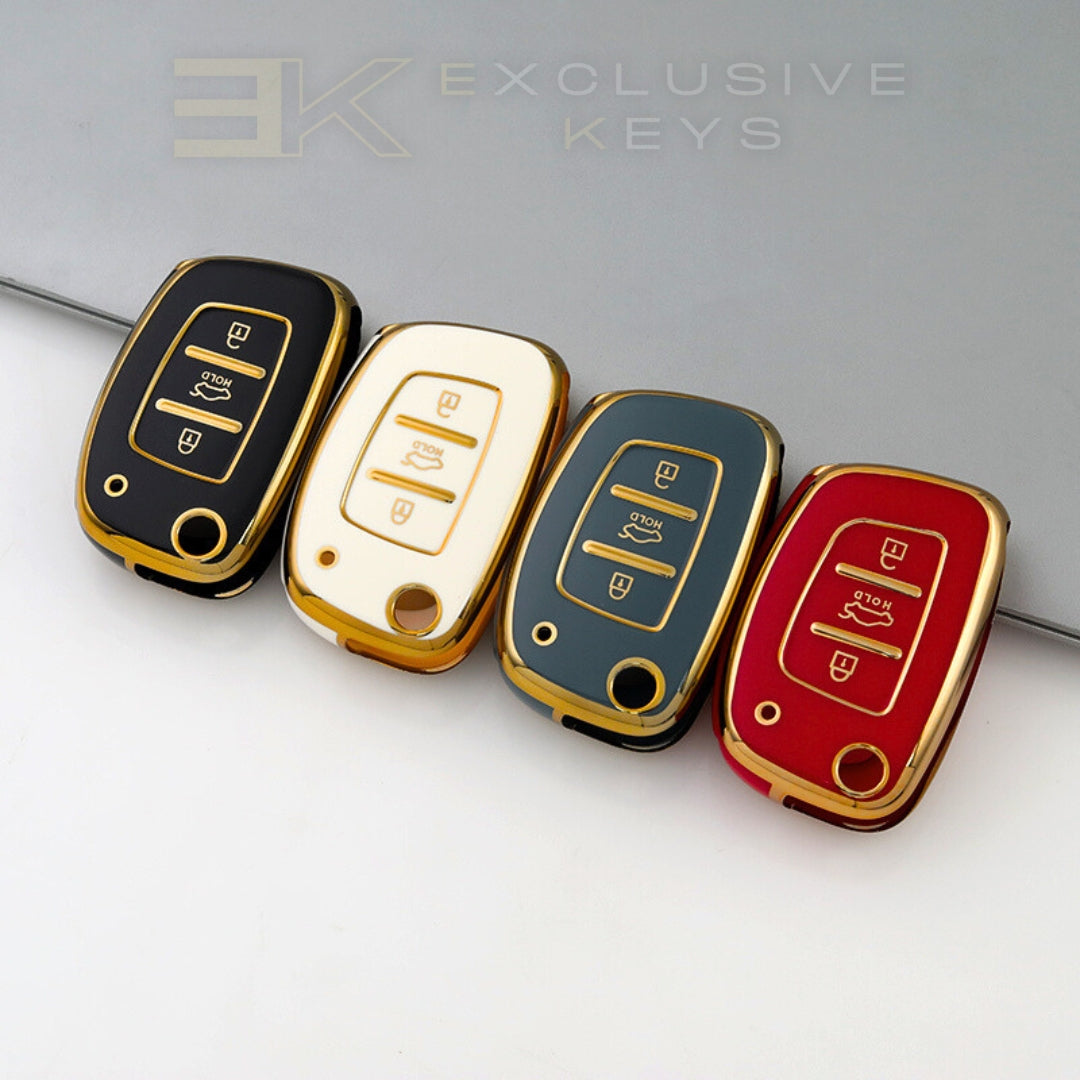 Hyundai Key Cover – 3 Buttons (Trunk HOLD – Middle Button)