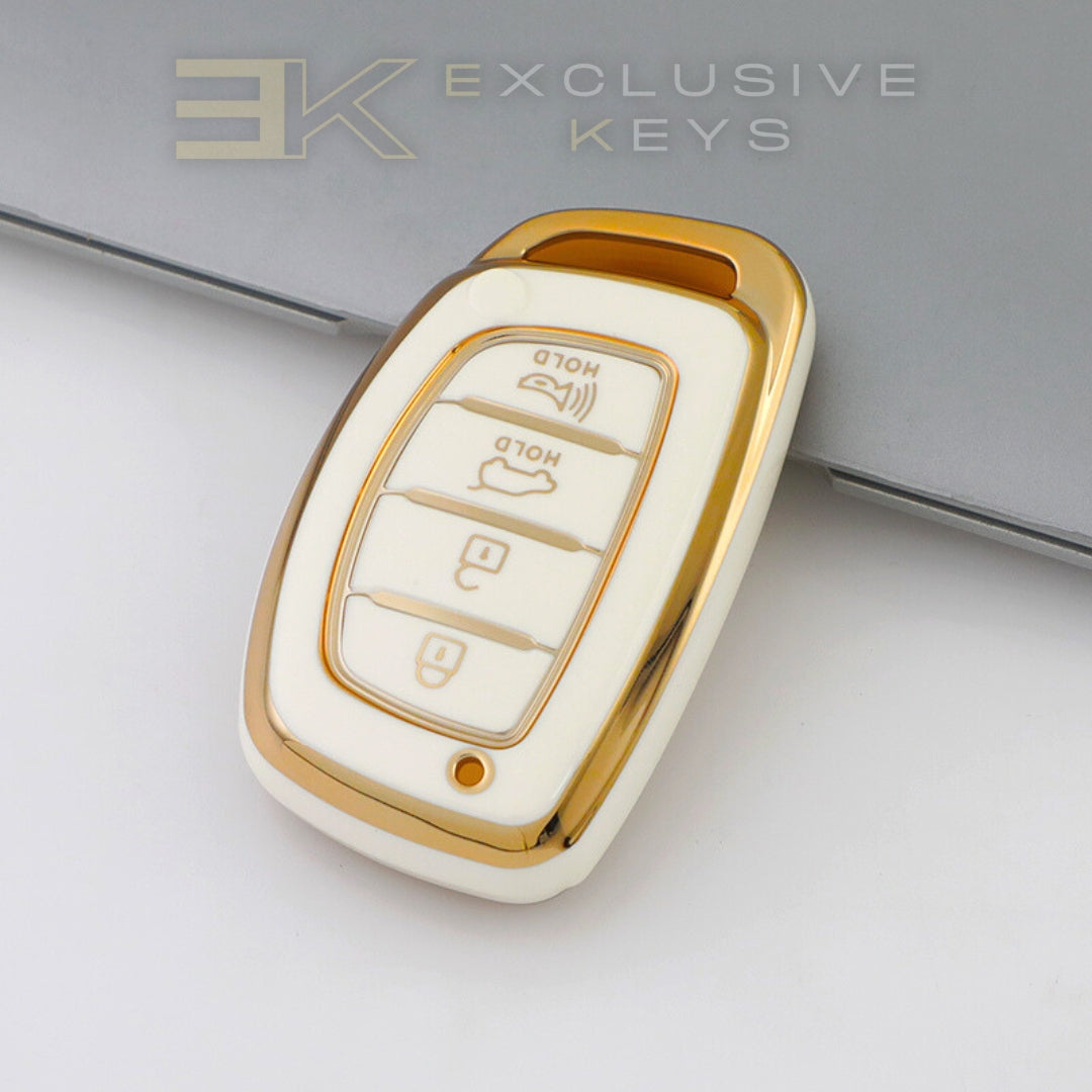 Hyundai Smart Key Cover – 4 Buttons (Trunk + Alarm)