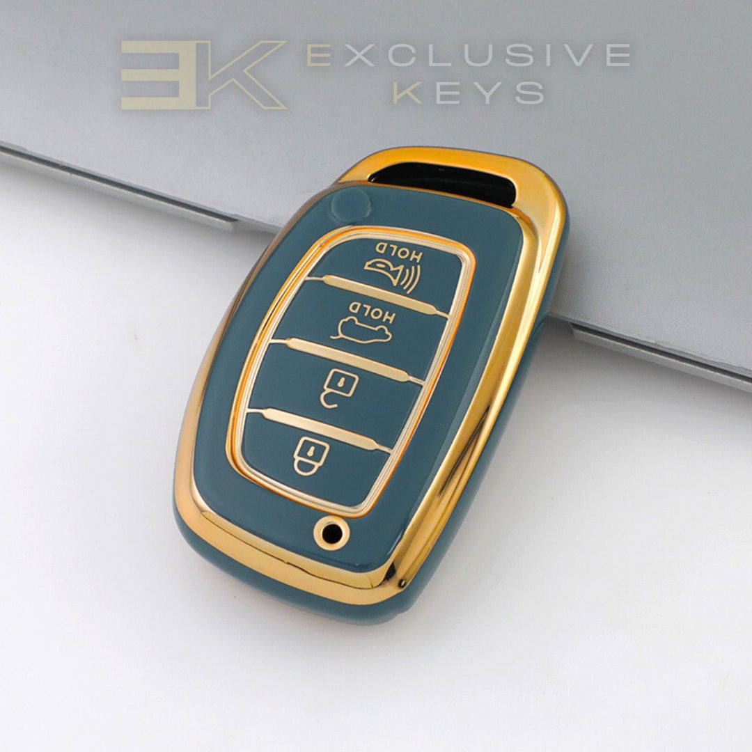 Hyundai Smart Key Cover – 4 Buttons (Trunk + Alarm)