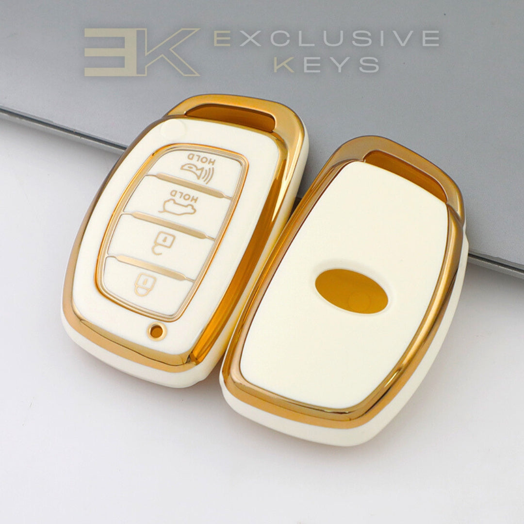 Hyundai Smart Key Cover – 4 Buttons (Trunk + Alarm)